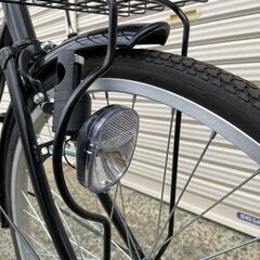 展示車試乗車☆ ママチャリ 24インチ シマノ製6段変速 ブラック