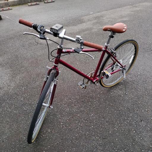 サイクルスポーツ自転車(赤色)