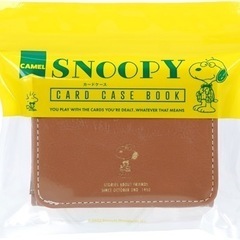 SNOOPY CARD CASE BOOK CAMEL スヌーピ...