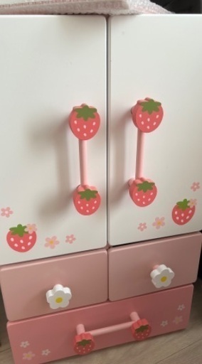 マザーガーデン　おままごと　木製　野いちご　冷蔵庫　デラックス