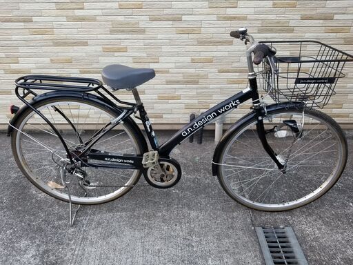 中古自転車 6段変速 27インチ LEDオートライト 軽整備済み 防犯登録対応 町田市 相模原市057MM