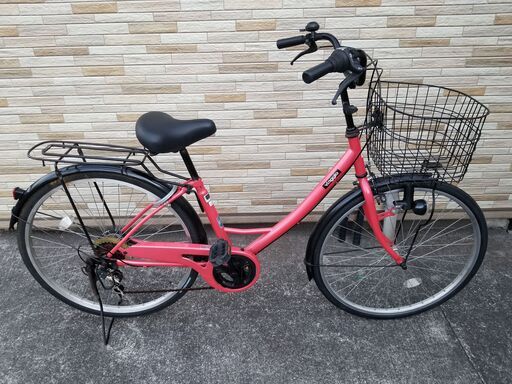 中古自転車 6段変速 26インチ ブロックダイナモ 軽整備済み 防犯登録対応 町田市 相模原市058MM