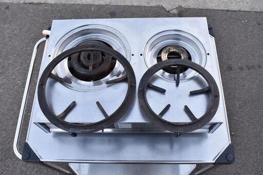マルゼン 2口業務用コンロ M-212C LPガス用