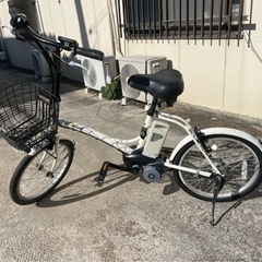 ➁ 5423子供乗せ電動アシスト自転車ブリヂストン3人乗り対応20インチ
