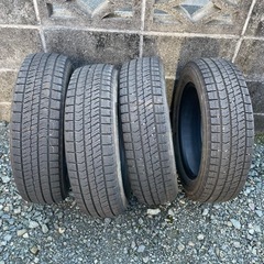 最終値下げ！スタッドレス ブリヂストン タイヤ 155/65R14 2022年製 4 
