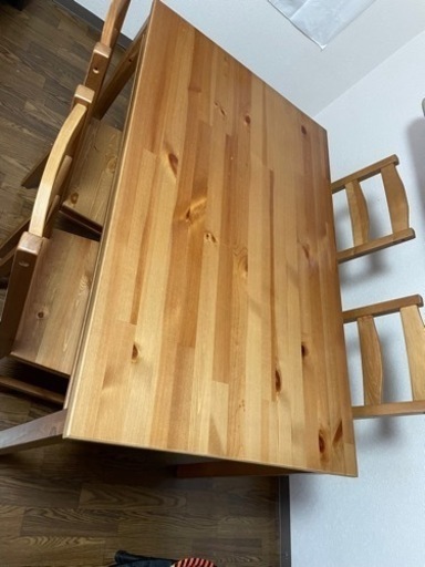 IKEA ダイニングテーブル　イス4脚セット