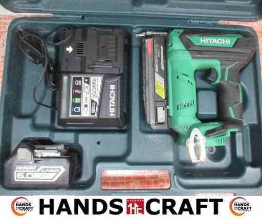 日立 NP180SAL ピン釘打ち機 中古品 18Ｖ バッテリ―×1 充電器 【ハンズクラフト宜野湾店】