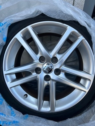 200系セダンクラウンアスリート純正アルミホイール18インチスポーク  