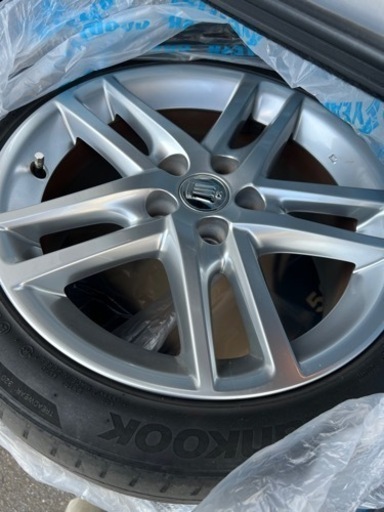 200系セダンクラウンアスリート純正アルミホイール18インチスポーク  