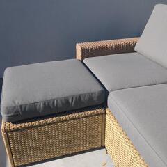 IKEA SOLLRRON アウトドア家具 コーナーソファ 即引渡し可 3月中旬で 
