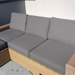 IKEA SOLLRRON アウトドア家具 コーナーソファ 即引渡し可 3月中旬で 