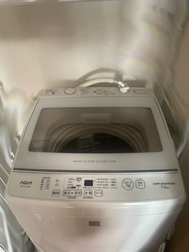 2019年製　全自動電気洗濯機　7.0kg  AQUA AQW-GV7E7