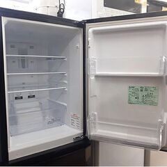 庫内がキレイ!!【三菱 2ドア冷蔵庫 146L 2018年製】MR-P15C-B ブラック 黒 ミツビシ MITSUBISHI 130Lクラス 札幌 北20条店
