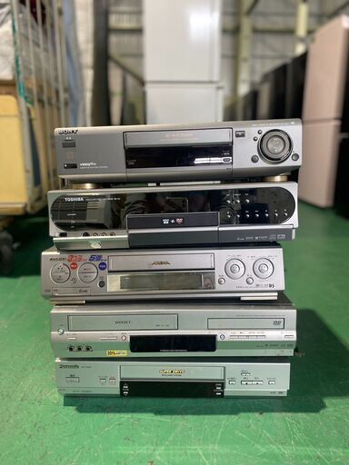 大阪☆「T367」ジャンク VHSデッキ 5台まとめて。 Yahoo!オークション