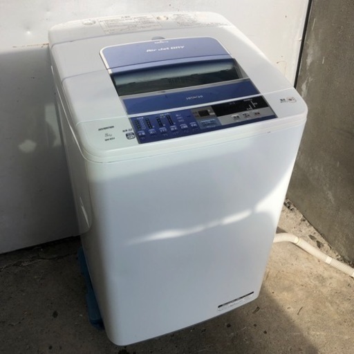 2014年 日立 8kg 全自動洗濯機 BW-8SV 動作確認済 配達応談