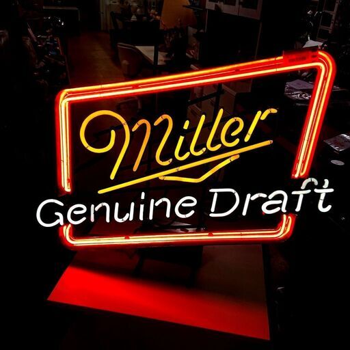 ビンテージ ネオンサイン Miller ネオン管 インテリア アメカジ 雑貨