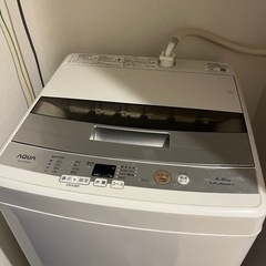 AQUA AQW-S45E 洗濯機 90L 2017年購入