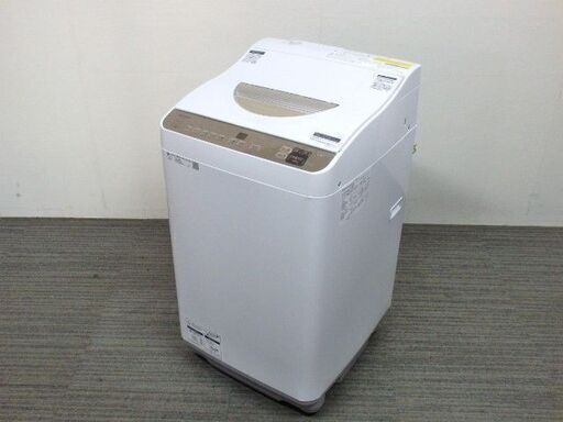 シャープ 洗濯乾燥機 洗濯5.5kg/乾燥3.5kg ES-T5FBK　2022年美品