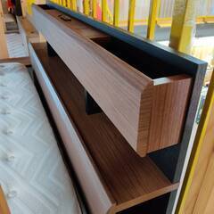 【愛品倶楽部柏店】ニトリ 収納付きダブルベッド  Nスリーププレミアム P3-02CR+ベース