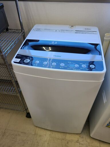 J4136 ★値下げしました★ ★6ヶ月保証付き★ Haier　ハイアール 4.5kg洗濯機 JW-C45D 2022年製 動作確認、クリーニング済み　【リユースのサカイ柏店】