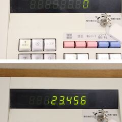 【通電OK】　SHARP XE-A147 レジスター ヤ取12/13】≪ZU793ジ≫ 通電OK SHARP/シャープ 電子レジスタ XE