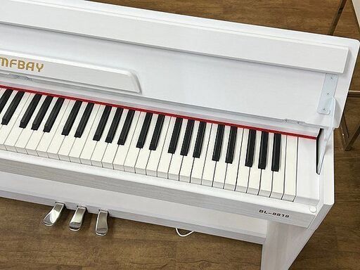 kimfbay 電子ピアノ 88鍵盤 人気 初心者 BL-8818 (ホワイト