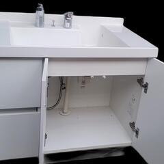 LIXIL EV洗面化粧台 間口1200mm 奥行500 引出タイプ＋3面鏡全収納