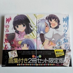 神のみぞ知るセカイ 17-18   画集付き2冊セット限定版