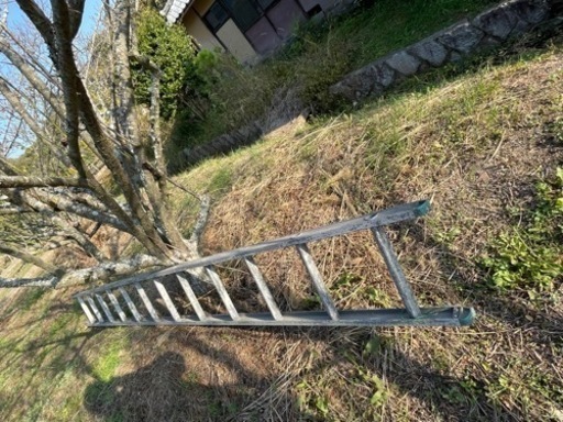 アルミ製　一連梯子　405センチ　約4米