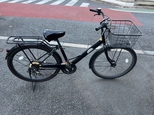 26インチ　自転車　6段変速