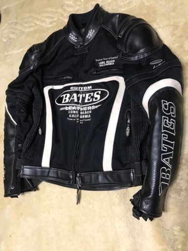 BATES. ベイツ　ライディングジャケット　サイズXL　防風インナー付き　ライダースジャケット