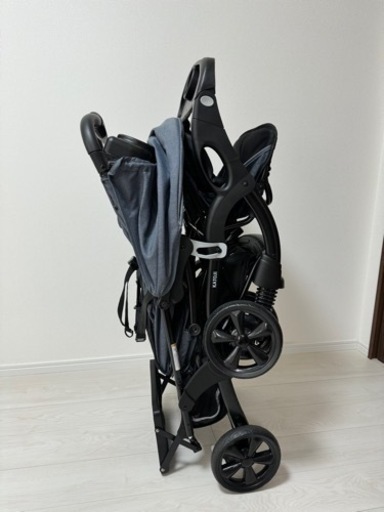 美品〉カトージ 2人でゴーDX 2人乗り ベビーカー ショップ レイン