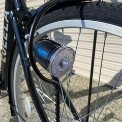 新品★未使用　シティサイクル　オートライト　 26インチ　シマノ製6段変速　ブラック