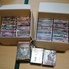 大量の洋画DVD（英語のみ日本語字幕なし）お譲りします