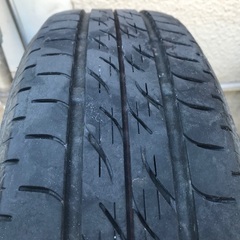 スズキワゴンR (MH55S)純正の14インチアルミホイール　バリ山タイヤ付4本セットです。