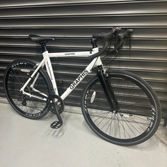 ロードバイク　ホワイト　172cm〜