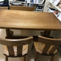 大塚家具】IDC OTSUKA 大塚家具 トリノ ダイニングテーブル 4 セット 