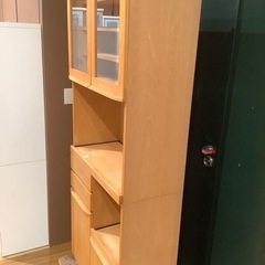 トレファク神戸南店】レンジボード2枚扉【取りに来られる方限定】