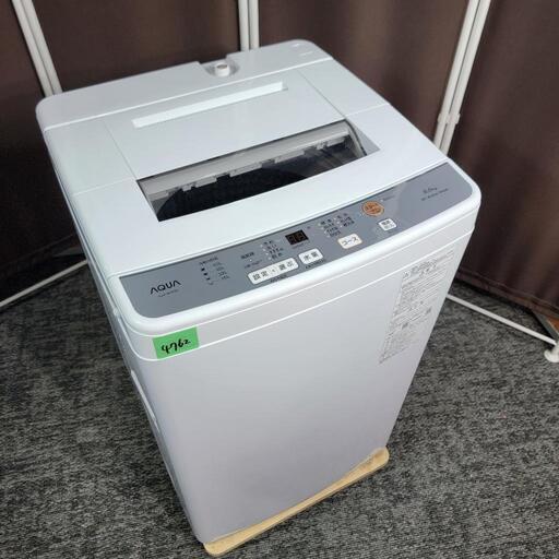 ‍♂️売約済み❌4762‼️配送設置は無料‼️最新2023年製✨定価42,800円❣️AQUA 6kg 洗濯機