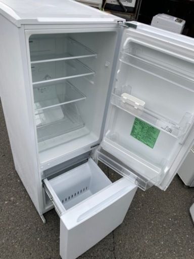 福岡市内配送無料！　2019年式　ヤマダ電機 2ドア冷蔵庫 (156L・右開き) ホワイト YRZF15G1