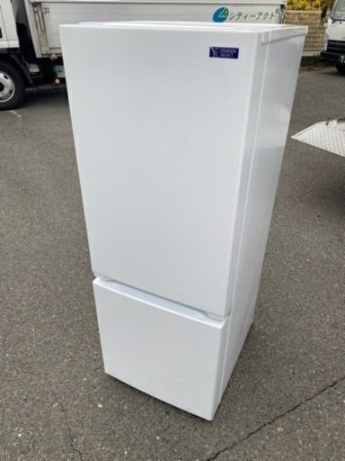 福岡市内配送無料！　2019年式　ヤマダ電機 2ドア冷蔵庫 (156L・右開き) ホワイト YRZF15G1