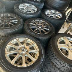⛄均一価格！アクア、ノート、ポルテ、ヴィッツ、フィット等に！アルミホイール付国産スタッドレスタイヤ多数入荷しました⛄