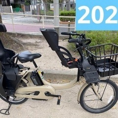 (売り切れ)2022 YAMAHA電動自転車　前後こども乗せ　大...