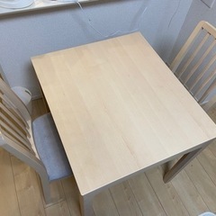 【取引中】IKEA ダイニングテーブルセット 伸縮します。