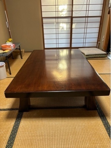 ローテーブル　一枚板　¥500,000