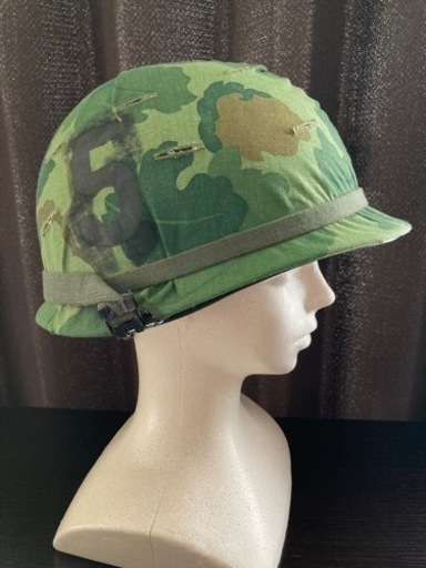 ナム戦　米軍　M1/2 ヘルメット　実物