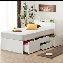 【ニトリ】ベッドフレーム、マットレスセット