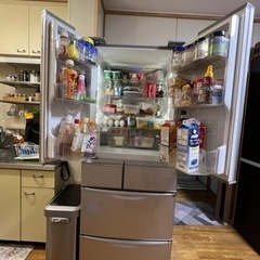 冷蔵庫シャープ　ノンフロン冷凍冷蔵庫SJ-XF44S-S 440L 中古家電