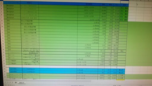 会社や、個人の方で、エクセル作業　(excel)、または、エクセルを組んで、楽に作業を、進めたい！！