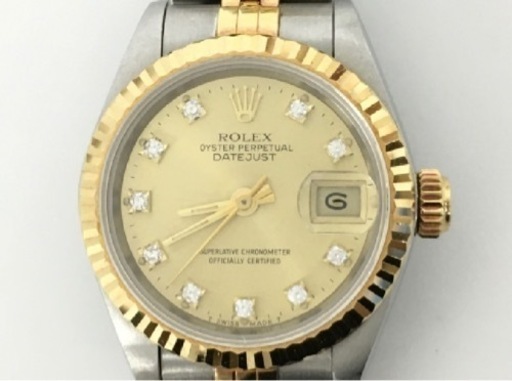 ROLEX 69173G X579881 シャンパン文字盤 レディース腕時計